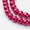Glass Pearl Beads Strands X-HY-10D-B57-2