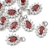 SHEGRACE Brass Micro Pave Cubic Zirconia Pendants XGRQ2O803-446F-P-1