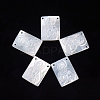 Natural White Shell Pendants X-SSHEL-D083-29B-1
