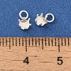 Ion Plating(IP) 304 Stainless Steel Charms Rhinestone Claw Settings LS-X-STAS-U025-02A-S-3