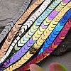 Electroplated Arrows Non-magnetic Synthetic Hematite Bead Strands G-E295-10-1