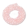 Baking Electroplate Glass Beads Strands X-DGLA-A039-J2MM-B14-2