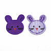 Bunny Computerized Embroidery Cloth Iron On/Sew On Patches AJEW-S076-021-2