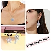 12Pcs 3 Colors Glass Pendants GLAA-YW0004-63A-6