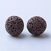 Unwaxed Natural Lava Rock Beads G-F325-12mm-M-3