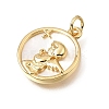 Brass & Natural Shell Pendants SH-CBA7C77-04G-2