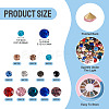 Pointed Back Glass Rhinestone Cabochons RGLA-YS0001-05-4