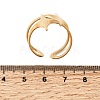 304 Stainless Steel Cuff Open Rings for Women RJEW-L342-02G-5