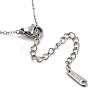 201 Stainless Steel Cable Chain Necklaces NJEW-L124-017P-3