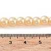 Baking Painted Pearlized Glass Pearl Round Bead Strands X-HY-Q003-6mm-61-5