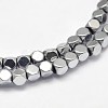 Electroplate Non-magnetic Synthetic Hematite Beads Strands G-I175-09B-1