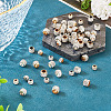 90Pcs 6 Styles Alloy Rhinestone Clay Pave Beads ALRI-TA0001-29-5