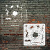 PET Hollow Out Drawing Painting Stencils DIY-WH0391-0331-2