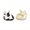 Alloy Enamel Pendants ENAM-M046-11G-E-1