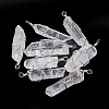 Natural Quartz Crystal Pendants G-S299-72-1