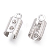 Tarnish Resistant 304 Stainless Steel Folding Crimp Ends STAS-O130-03A-2