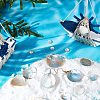 Natural Akoya Shell Pendants SHEL-SC0001-02-5