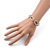 (Jewelry Parties Factory Sale)Acrylic & Aluminum Cable Chain Bracelets BJEW-JB05425-04-4