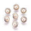 Plastic Shank Buttons BUTT-WH0012-04-1