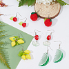 SUNNYCLUE DIY fruits Theme Dangle Earring Making Kits DIY-SC0001-16-5