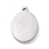 Non-Tarnish 304 Stainless Steel Pendants STAS-P288-11P-2