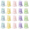 10Pcs UV Plating Acrylic Beads MACR-YW0004-57-1