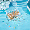 Beebeecraft 100Pcs Brass Ball Stud Earring Post KK-BBC0004-69-6