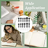 38pcs 14 Styles Zinc Alloy Bookmarks Finding FIND-NB0005-24-6