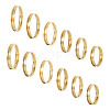 12Pcs 6 Size 201 Stainless Steel Grooved Finger Ring Settings RJEW-TA0001-06G-1