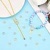 20Pcs 2 Colors Brass Locking Jump Rings KK-BBC0023-07B-4