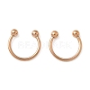 303 Stainless Steel Circular/Horseshoe Barbell Nose Rings WG86D19-23-1