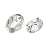 Non-Tarnish 304 Stainless Steel Stud Earring Findings STAS-L024-005P-01-2