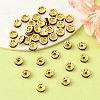 Brass Grade A Rhinestone Spacer Beads RSB036NF-09G-4