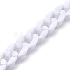 Handmade Opaque Acrylic Curb Chains AJEW-JB00564-11-2