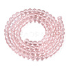 Transparent Glass Beads Strands GLAA-T032-T4mm-10-3