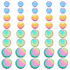40Pcs Ion Plating(IP) 304 Stainless Steel Charms STAS-DC0005-79-1