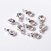Brass Lobster Claw Clasps KK-903-S-NF-5