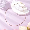 304 Stainless Steel Singapore Chain Necklaces NJEW-JN05167-01-1