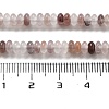 Natural Violet Strawberry Quartz Beads Strands G-K343-C19-01-5
