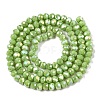 Electroplate Glass Beads Strands EGLA-A044-P3mm-B30-3