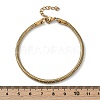 Ion Plating(IP) 304 Stainless Steel Round Snake Chain Bracelets BJEW-O186-08A-G-6