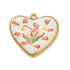 Printed Porcelain Pendants STAS-C183-03A-02-1
