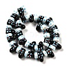 Handmade Lampwork Bumpy Beads Strands LAMP-U001-01D-1-1