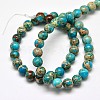 Natural Imperial Jasper Round Bead Strands X-G-I103-6mm-03-2