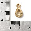 Alloy Enamel Rhinestone Glass Pendants X1-ENAM-U003-02G-09-3