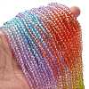 Transparent Painted Glass Beads Strands DGLA-A034-T3mm-A12-2
