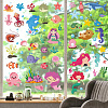 8 Sheets 8 Styles PVC Waterproof Wall Stickers DIY-WH0345-203-5