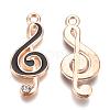 Alloy Enamel Pendants PALLOY-P118-04-1