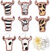 Olycraft DIY Cattle Head Dangle Earring Making Kit DIY-OC0009-75-1