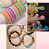 1400Pcs 28 Styles Spray Painted ABS Plastic Imitation Pearl Beads KY-SP0001-38-5